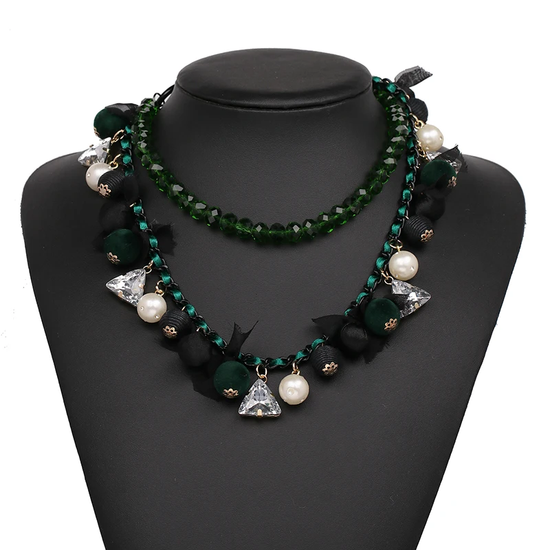 Юран 2018 Новый канат сеть модные длинные с искусственным жемчугом Цепочки и