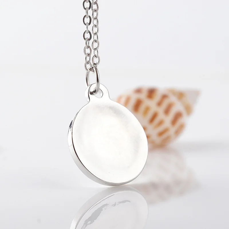 

Euro-American Trendy Simple Pendant Necklace Fashion Silver Plated Chain Necklace For Girls Gifts Wholesale 20pcs/lot