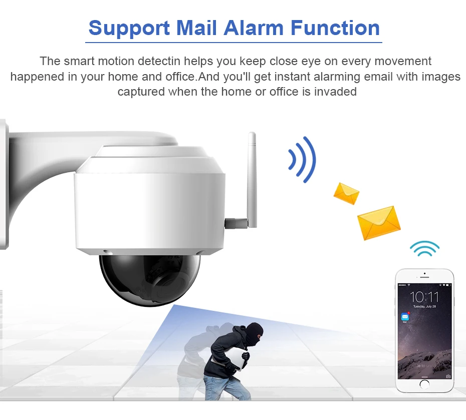 ACESEE 1080 P видеонаблюдения Открытый ip Камера Wi-Fi Home Security s с Ночное видение