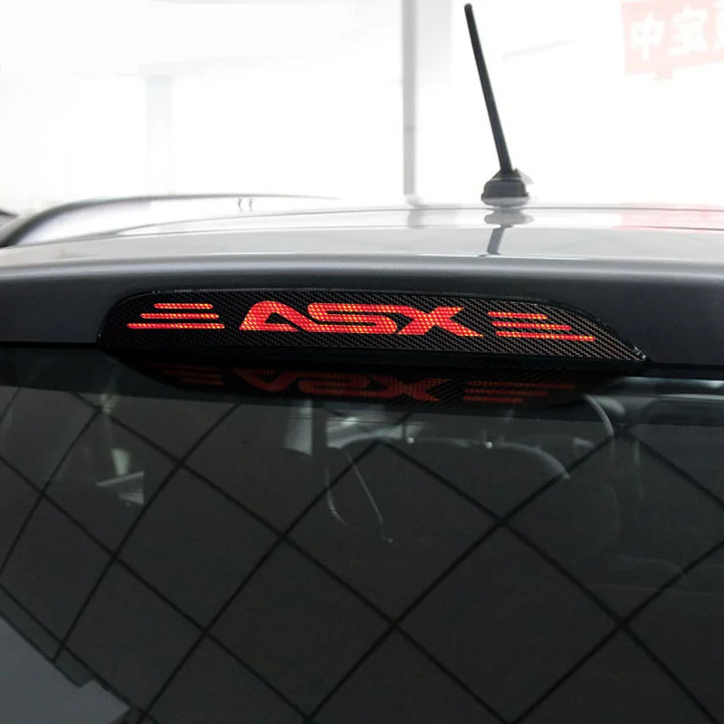 Полые углеродного волокна тормозной лампы крышки декоративные теги для mitsubishi ASX