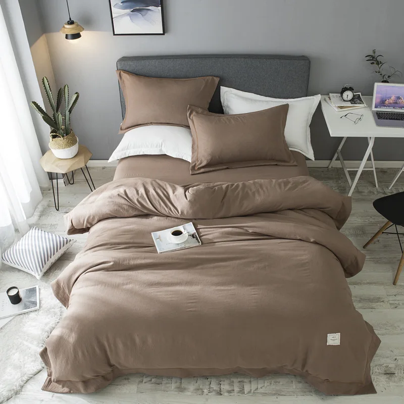 Пододеяльник из мытого хлопка с оборками только 1 шт. (без наволочки) | Дом и сад