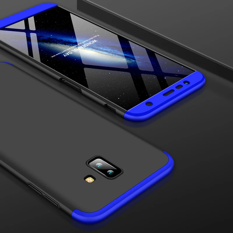 Чехол для Samsung Galaxy J6 Plus 2018 чехол с полной защитой противоударный жесткий