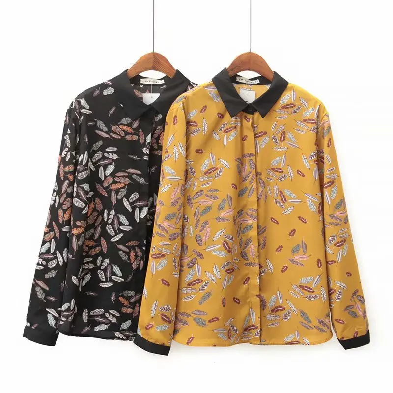 2019 плюс размер женские блузки весна лето одежда Модный повседневный свободный из