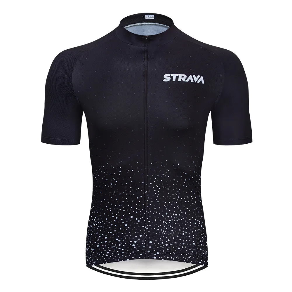 STRAVA черная летняя дышащая мужская велосипедная Джерси Mtb велосипедная одежда велосипед Открытый Быстросохнущий велосипед экипировка Мужская t - Цвет: 4