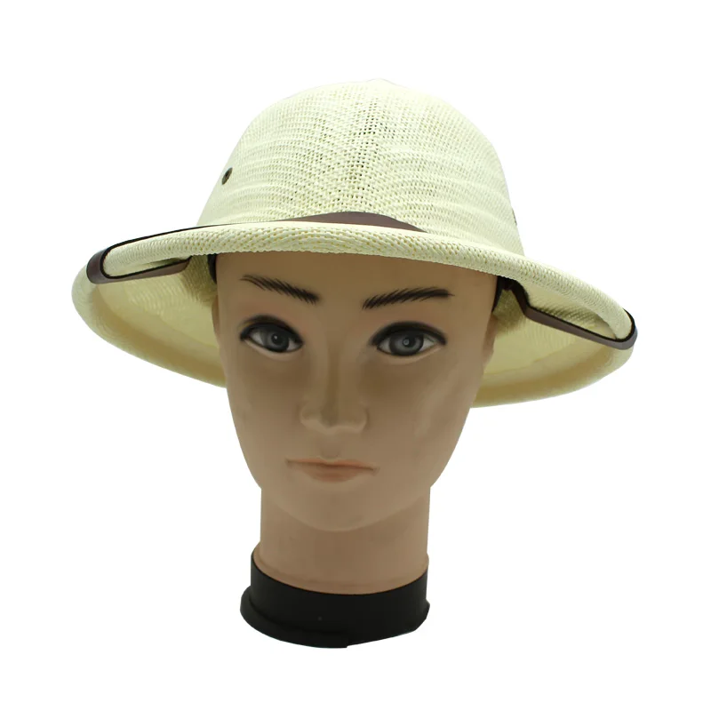 Летняя соломенная шляпа ведро для мужчин от солнца кепка Панама сафари джунгли