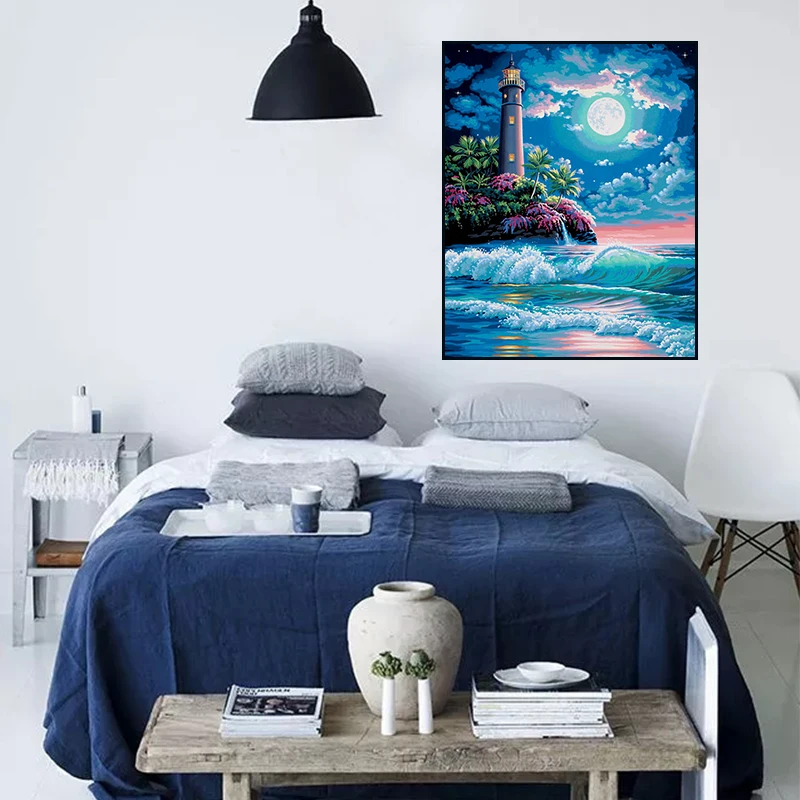 DIY живопись по номерам на холсте масляная каллиграфия для гостиной настенные