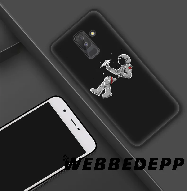 WEBBEDEPP Space милый мягкий силиконовый чехол для Samsung Galaxy A9 A8 A7 A6 Plus 2018 A5 A3 2017 2016 Note 9 8 |