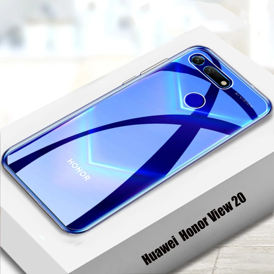 Силиконовый чехол из ТПУ для huawei Honor View 20 V20 P Smart 2019 Plus Nova 3 3i защитный мягкий
