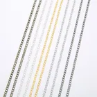 5 млот металлические цепочки для бижутерии, золотистыеСеребристыеБронзовый родиевый цвет