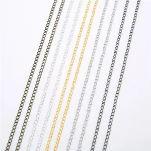 5 млот металлические цепочки для бижутерии, золотистыеСеребристыеБронзовый родиевый цвет