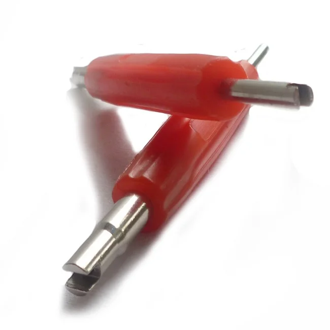 

R12/R13 dual-way Automobile tire air conditioning valve core driver red color NO.A0130 freeshipping