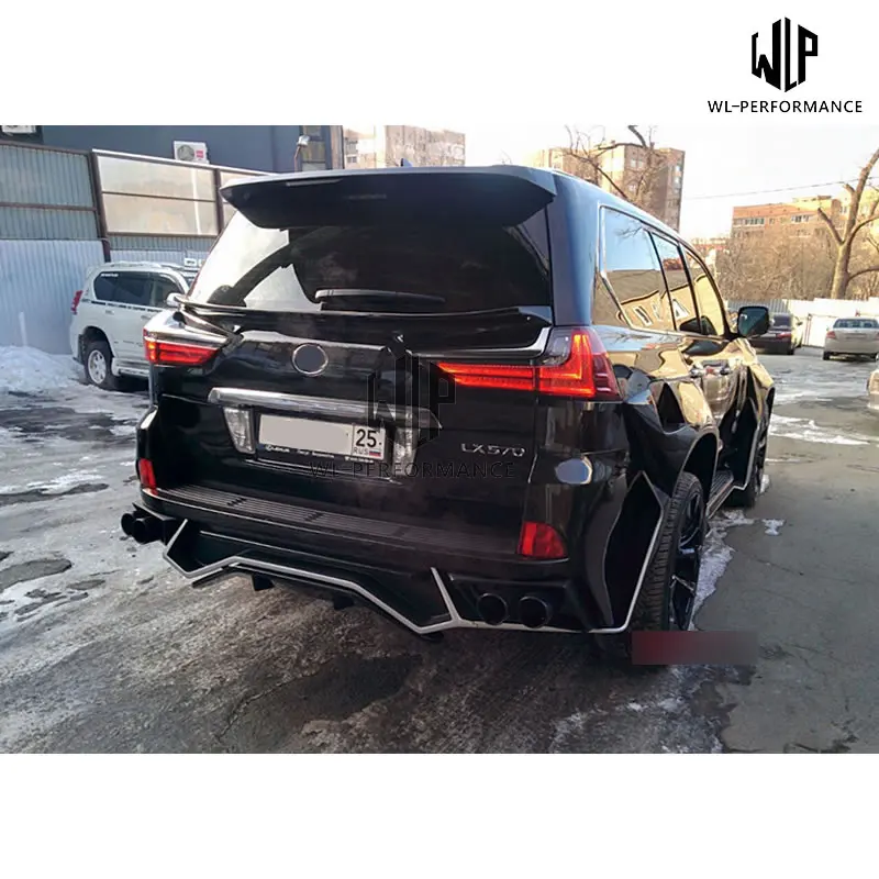 Высококачественный FRP материал передний и задний бампер боковые юбки Стайлинг