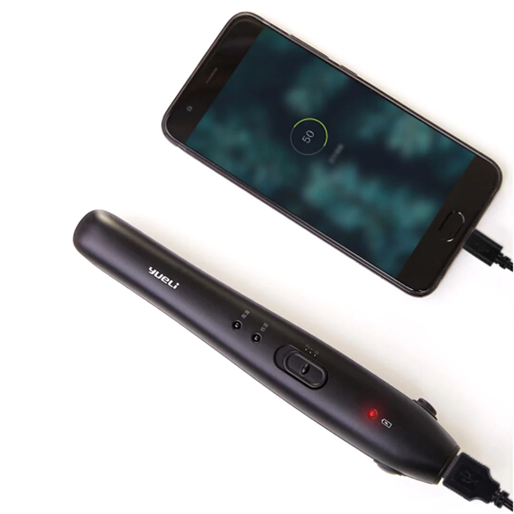 Беспроводной мини выпрямитель для волос Xiaomi YueLi расческа с USB зарядкой 2500 мАч