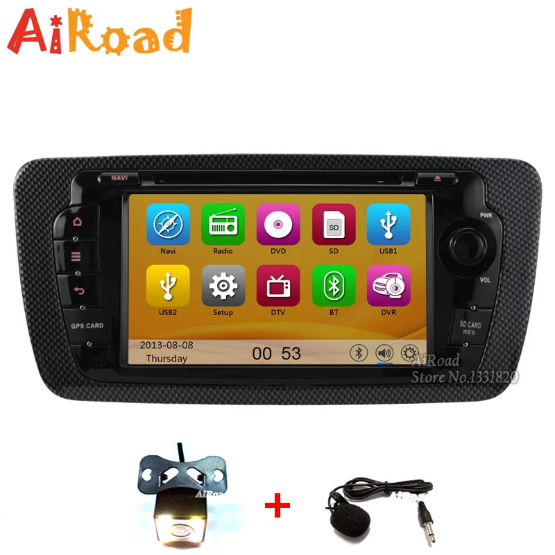 Hd 1080 P стерео для ибице сиденья GPS навигация мультимедиа центральный