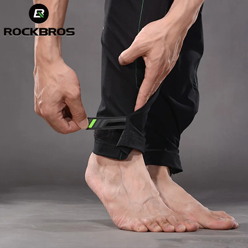 ROCKBROS эластичные велосипедные брюки светоотражающие дышащие для мужчин и женщин