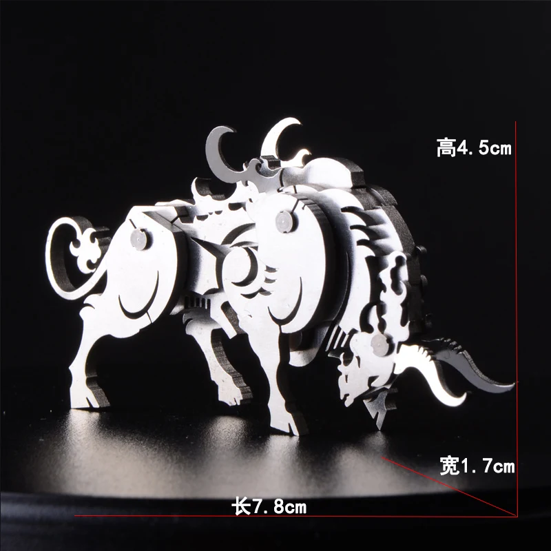 Креативная цельнометаллическая модель из нержавеющей стали 3D съемная Китайская