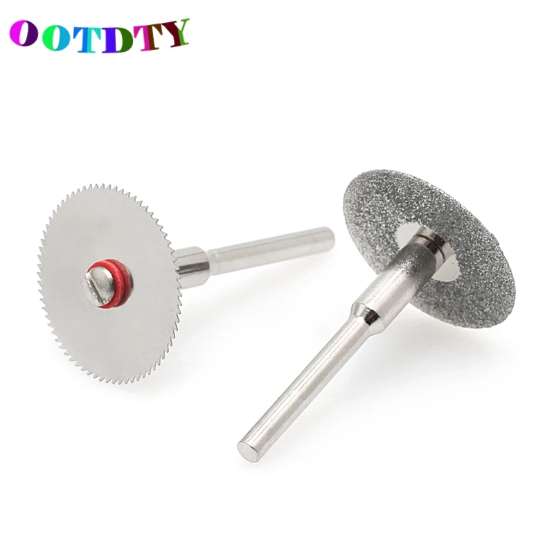 OOTDTY 38 шт./компл. алмазный отрезной диск пильный диск Dremel аксессуары шлифовальный набор роторный инструмент колеса циркулярной пилы