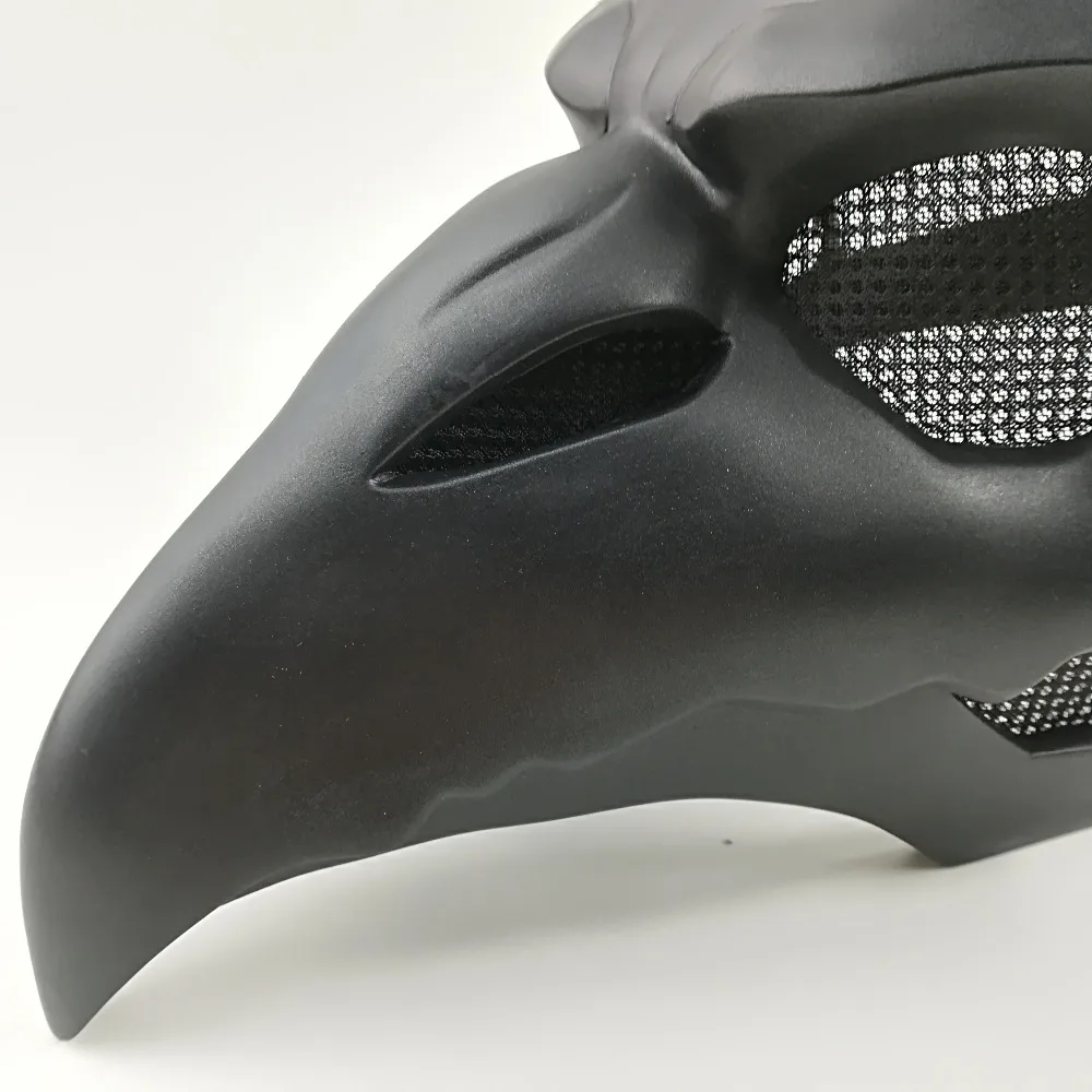 Cool OW ПВХ панк маска ворона жнец Nevermore кожа маски жнец маска Чумного доктора птицы длинный нос панк ворона Ретро Рок Overwatch