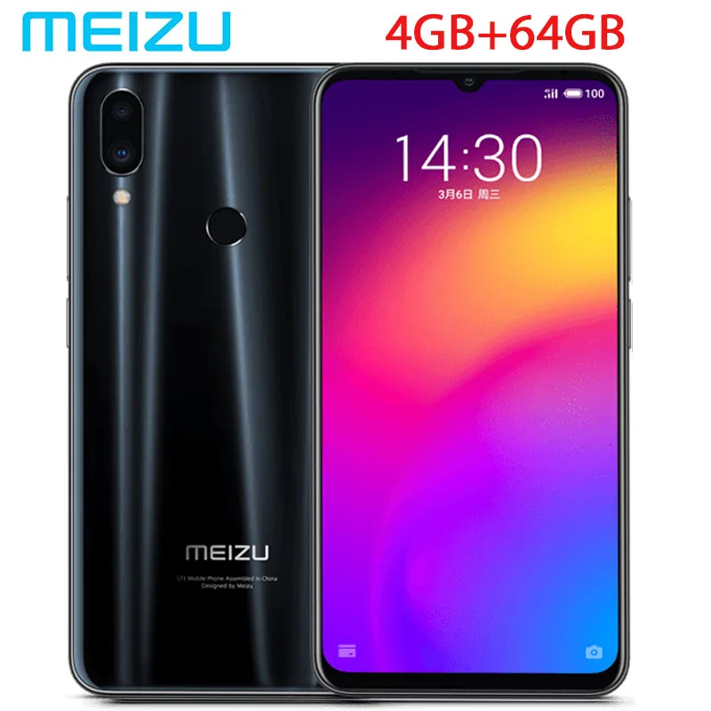 Оригинальный Meizu Note 9 сотовый телефон 4 GB Оперативная память 64 Гб Встроенная 4G LTE