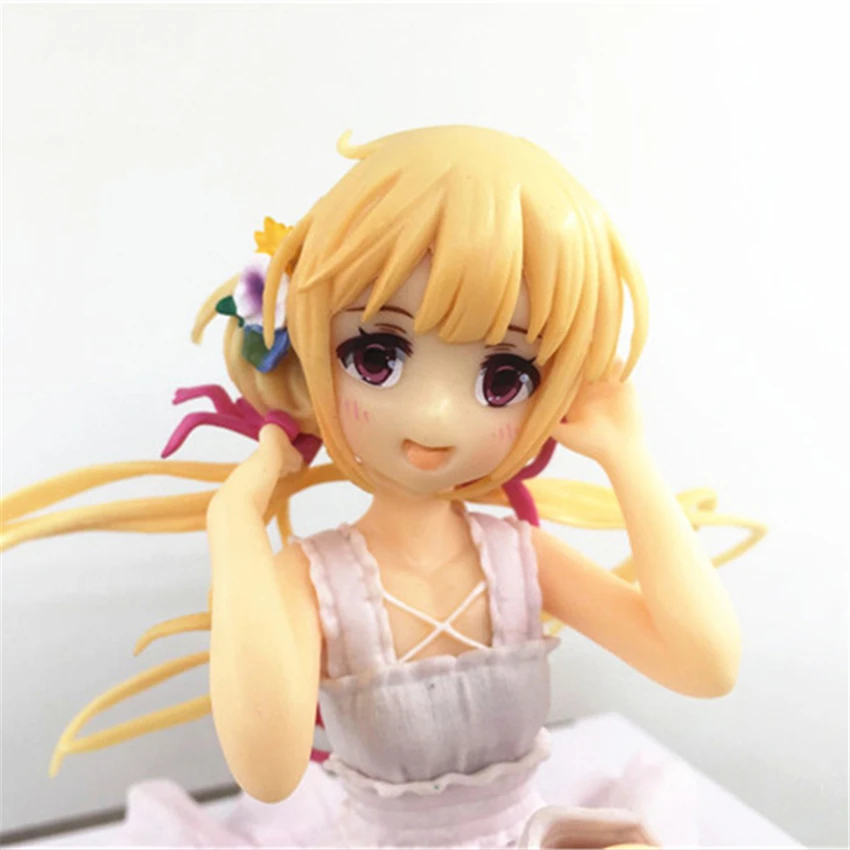 Haocaitoy фигурка игрушки Idolmaster Золушка девушки Futaba Anzu Аниме фигурки Куклы Алиса ПВХ