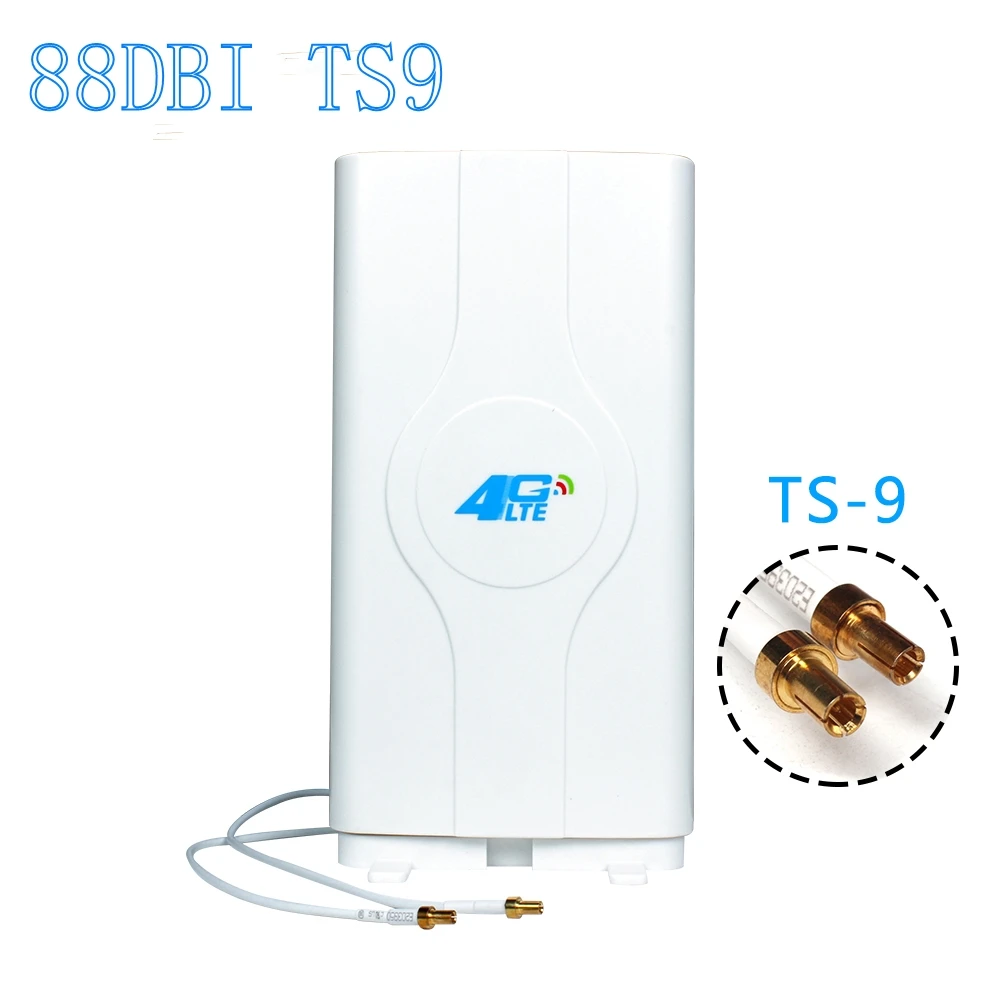LF-ANT4G01 Крытый 88dBi 4G LTE MIMO антенна с 2 шт. 2 м разъем провода TS-9 порт для HUAWEI E8372h e5577 e5573