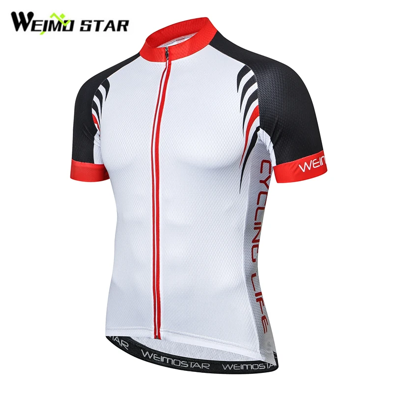 Weimostar Мужская велосипедная Джерси итальянские трикотажные манжеты одежда для