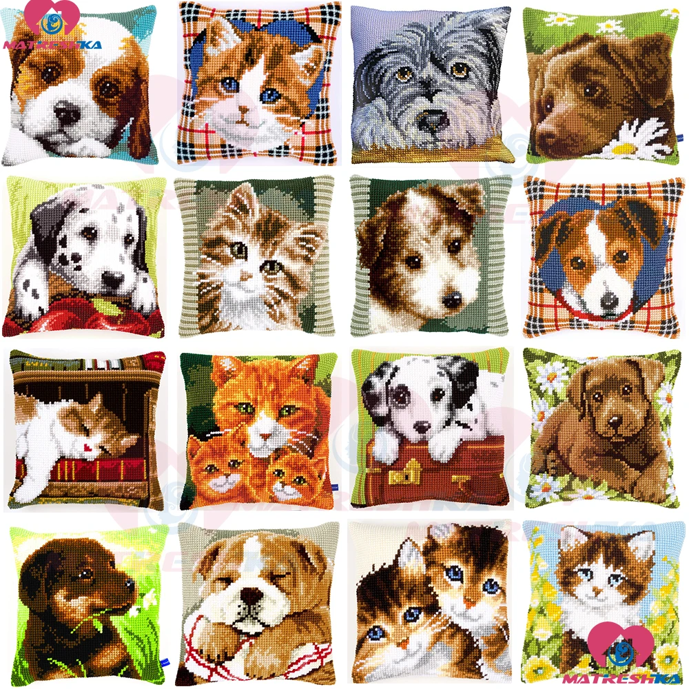 Наборы для вышивки крестиком наборы рукоделия рождественские подушки ручной