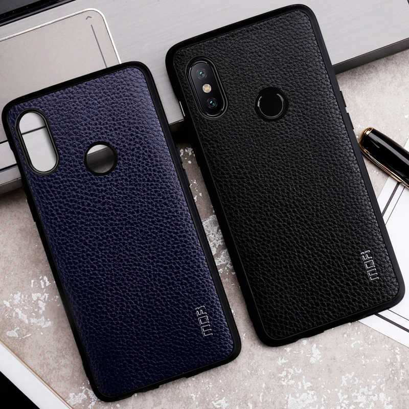 Чехол для Mi Max 3 чехол Mofi Xiaomi из искусственной кожи Max3 твердая деловая задняя