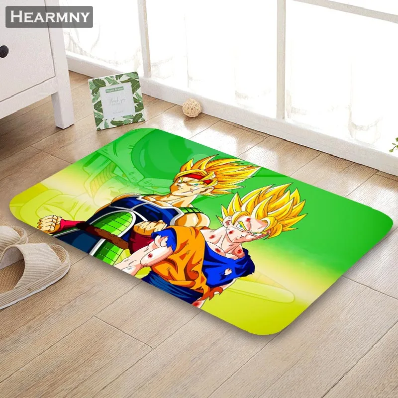 Хороший Dragon Ball Z коврик напольный околодверный коврик Домашний креативный коврик супермягкий впитыватель ванная комната Придверный коврик 40X60 см, 50x80 см - Цвет: 24