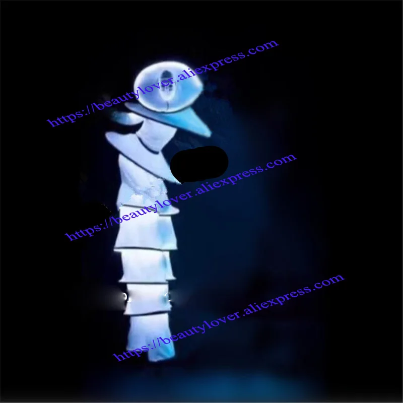Сценический светодиодный костюм робот Stilt rgb lumious танцевальные костюмы для