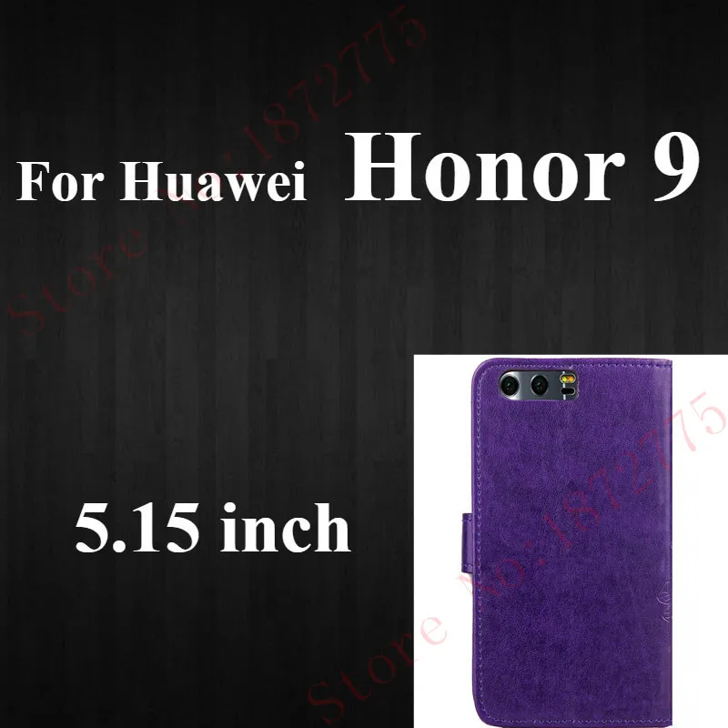 Huawei Honor 9 Case For Huawei P20 P8 P10 P9 Lite Mini Honor 9 5A 6A 8 5C 7C 6X Mate 10 Lite Y3 Y5 II Y9 Y6 7A Pro P Smart Flip Case - Цвет: Huawei Honor 9