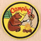 Нашивки для одежды с вышивкой для отдыха на природе