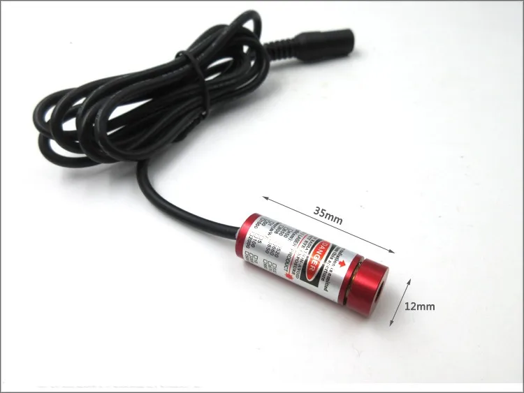 Регулируемый лазерный модуль Красного Креста объектив Фокусируемый для станка