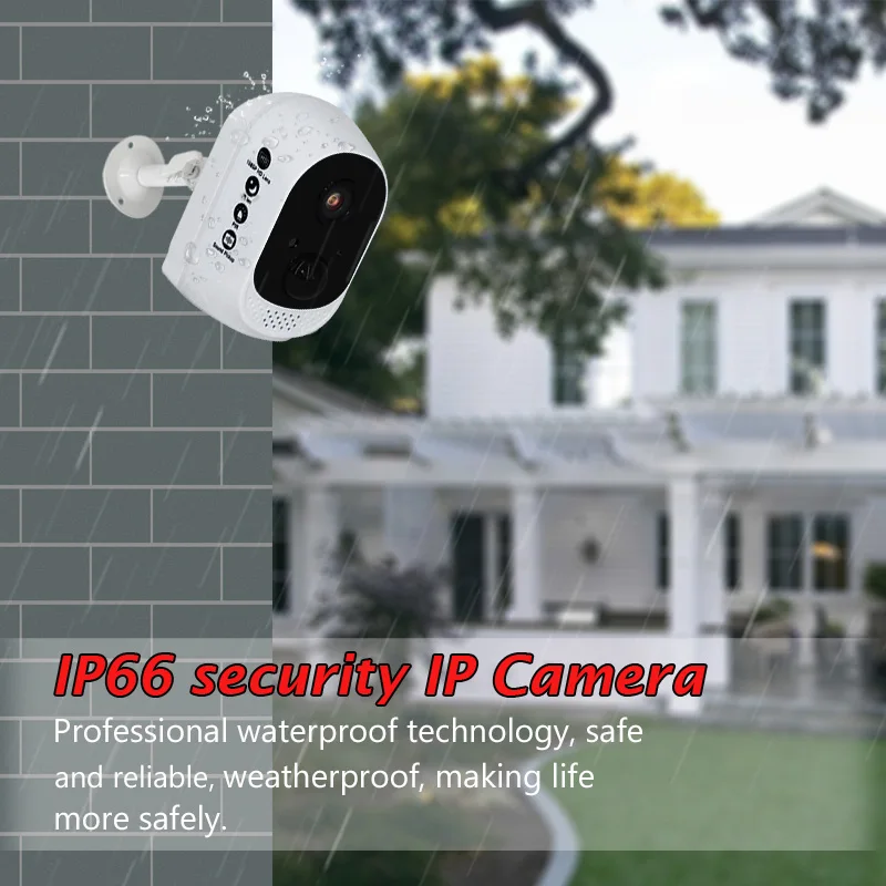 Sanan перезаряжаемая батарея с питанием от ed Wi-Fi камера 1080P Водонепроницаемая HD батарея наблюдения Wifi Камера PIR низкая мощность домашняя камера