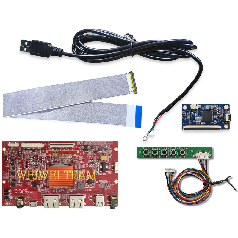 60 Гц 13,3 ''4 k ЖК Экран дисплей ноутбука ips ЖК-панель с 2 HDMI DP EDP 40 штифтов плата контроллера USB емкостный Сенсорный экран