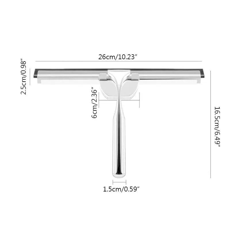 Практичный скребок для мытья окон мягкая щетка автомобиля кухни ванной