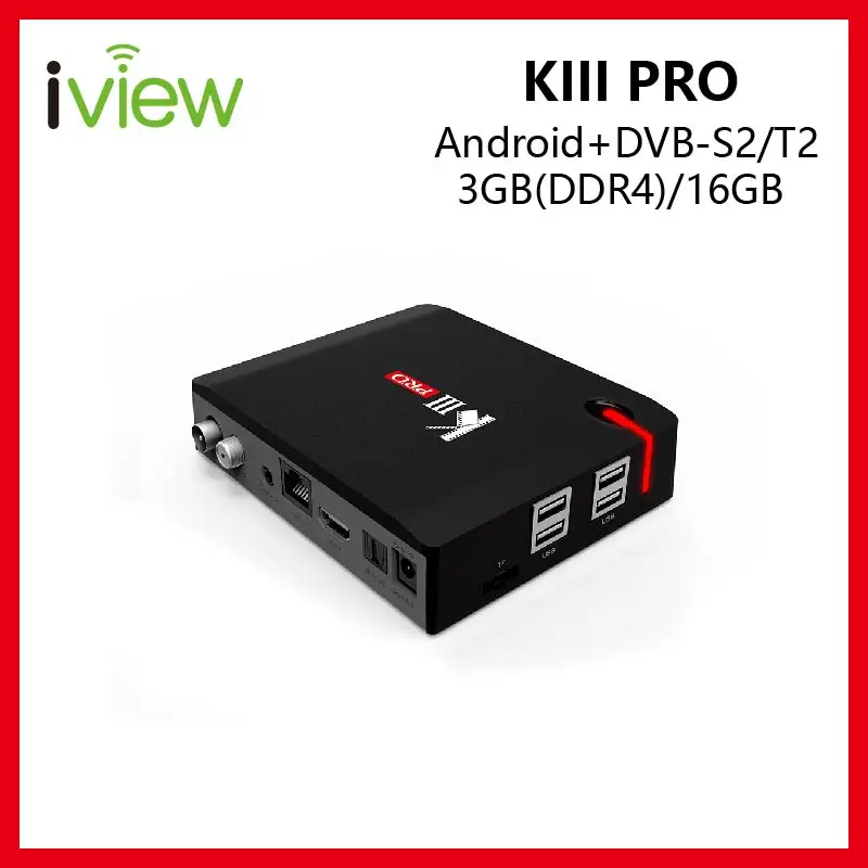 K3 Pro Android DVB S2/T2 Combo приемник Amlogic S912 Восьмиядерный 6 0 DDR4 3 ГБ Flash 16 Гб WiFi 2 4G/5G LAN 1000M KIII