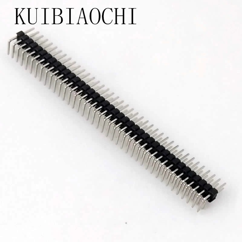 A05 5 шт. 2 54 мм 2x40 Штекерный двухрядный прямоугольный штыревой разъем полоса