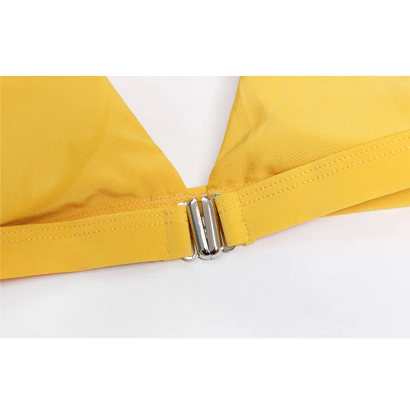 Детектор женские пикантные треугольник мини бикини Купальники Холтер Leopard