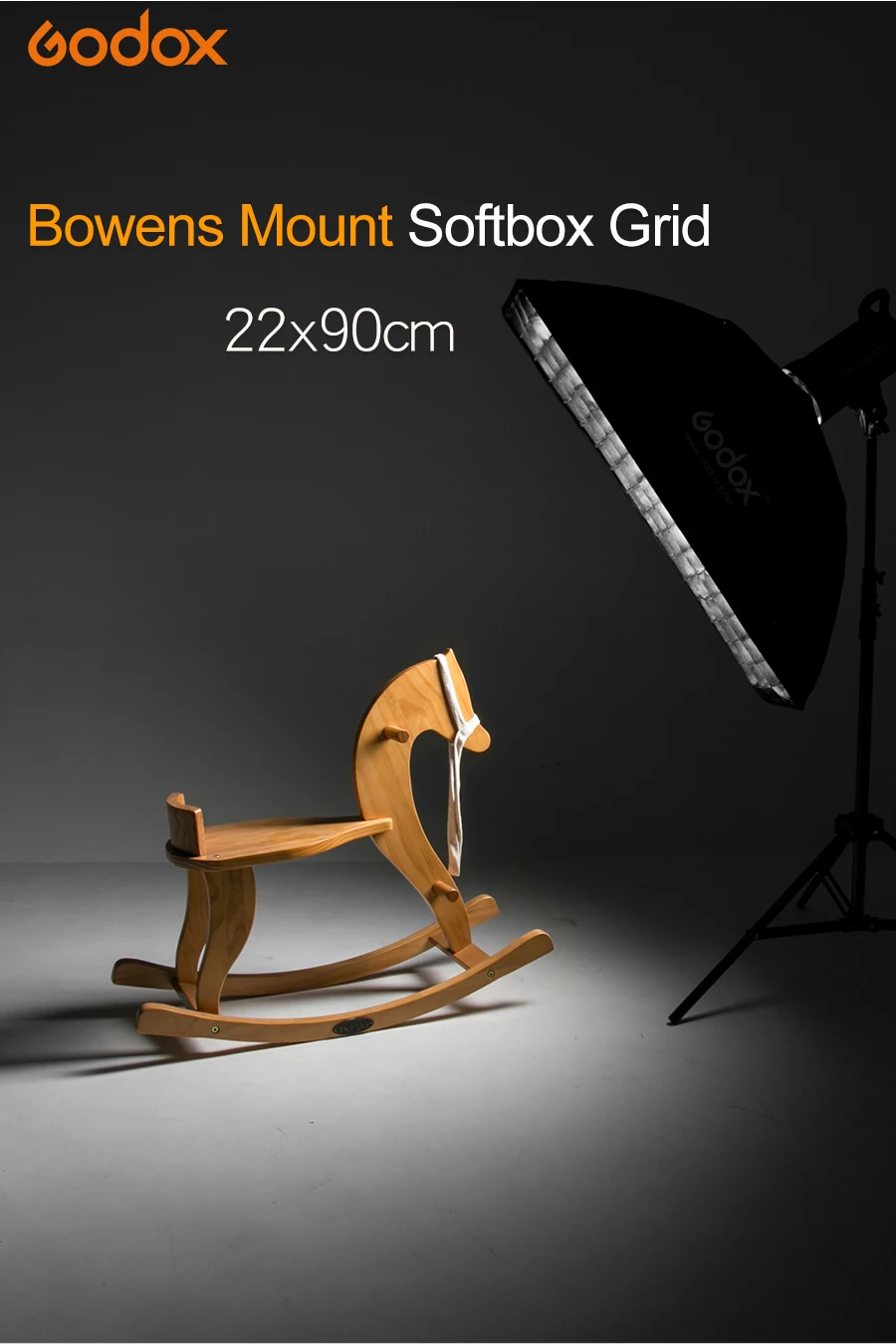 Godox " x 35" 22x90 см сотовый софтбокс с решеткой для фото строб студия Flash софтбокс Bowens Mount