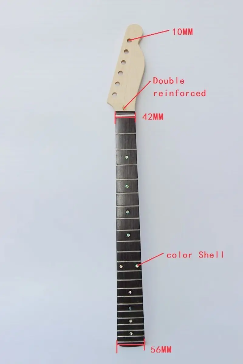 22 Лады клен Telecaster Замена шеи с палисандр гриф Новый|Гитары| |
