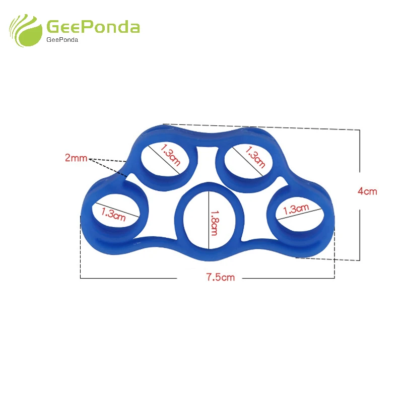 2 шт. силиконовый палец эспандер тугой тренажер сопротивление ремешок ручной