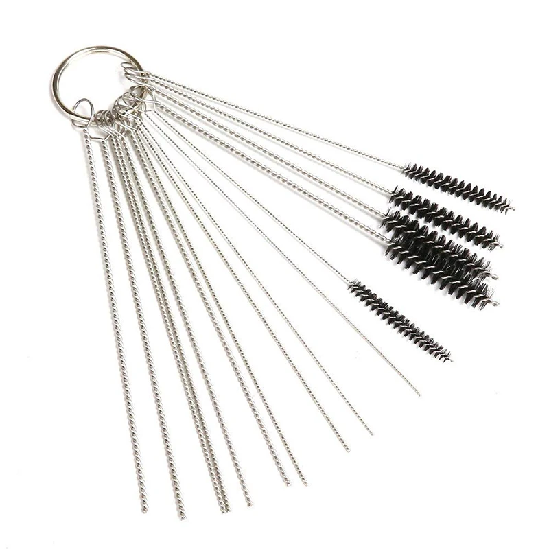 

10 Pcs Tune up Carburetor Adjusting Screwdriver Tool Kit with Carb Cleaning Needles Brushes for Walbro Zama Ryobi Stihl Echo Tro