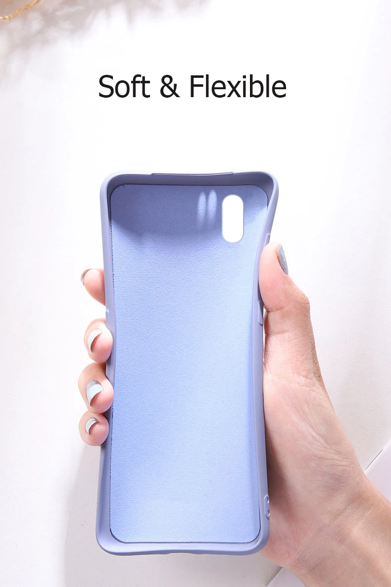 Для Xiaomi Redmi 7 NFH жидкий силиконовый мягкий чехол для Xiaomi 7A Redmi 7A телефон удобный противоударный задний Чехол чехол s