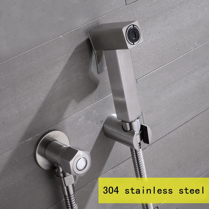 Семейный душевой набор туалетный душ биде ручной 304 нержавеющая сталь с шлангом