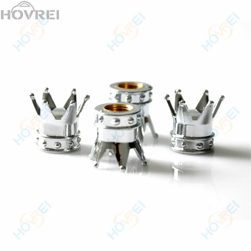 50 шт./лот автомобильный стайлинг корона шток шины колпачок воздушного клапана