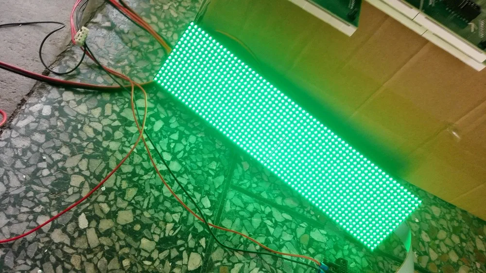 P4.75 SMD RG двойной цвет Крытый модули с индикаторами на светодиодах 304*76 мм 64*16 точек(Замените F3.75 dotmatrix светодиодный модуль