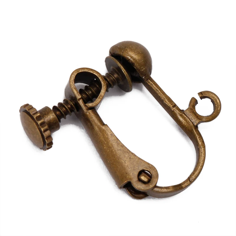 Набор из 10 шт. 14x17 мм винтажный медный с зажимом для наушников | Украшения и