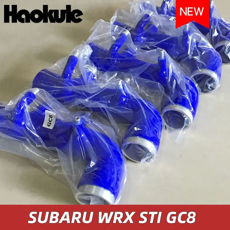 Силиконовый турбо Впускной индукционный шланг для SUBARU IMPREZA GC8 EJ20 STI WRX MK5 ~ 6 (1 шт.)