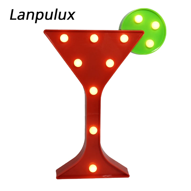 Lanpulux красная чаша для вина ночник привлекательное украшение спальни форма чашки